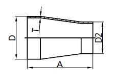 Welded Concentric Reducer,SMS-L31