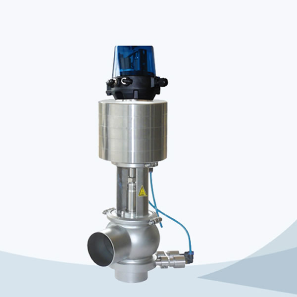 stainless steel sanitary grade single seat mixproof valve