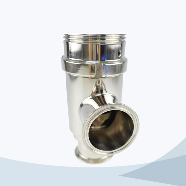 sanitary steel line type pressure safety valve