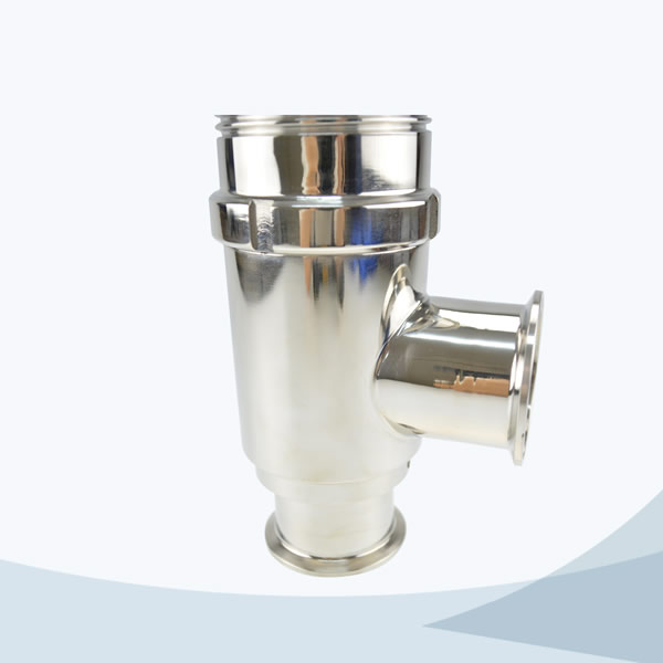 sanitary steel ball type pressure relief valve