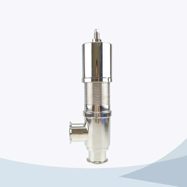 sanitary line type pressure relief valve