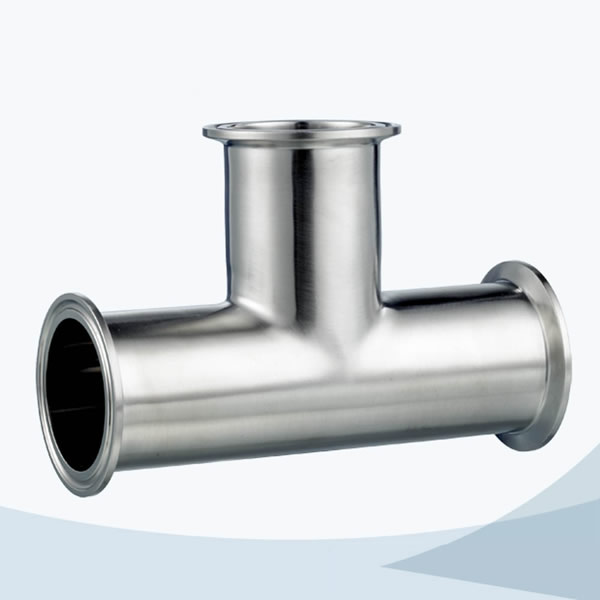stainless steel triclover end equal tee Manufacturer