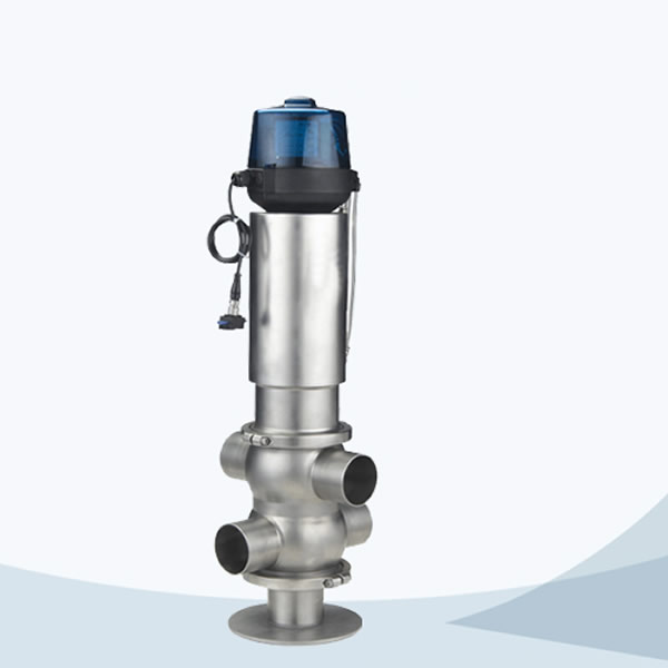 stainless steel hygienic double seat mixproof valve