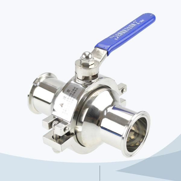 Stainless Steel Food Processing Tri Clamped Manual Type Non Retention