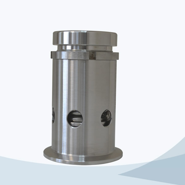 stainless steel sanitary line type pressure relief valve